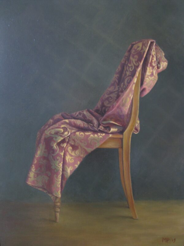 Draperie over stoel (verkocht)