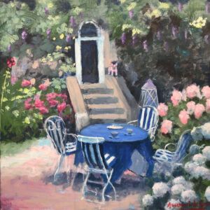 Genieten in de tuin