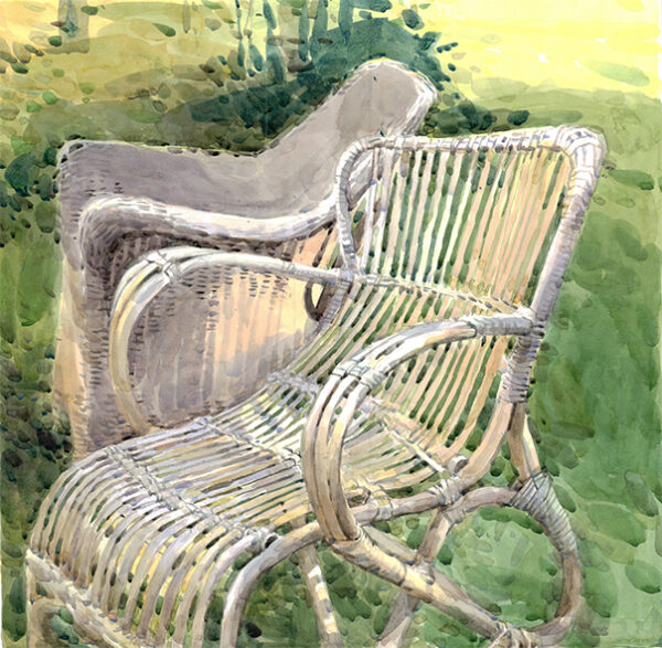 Chaise en rotin (verkocht)