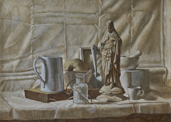 White still life