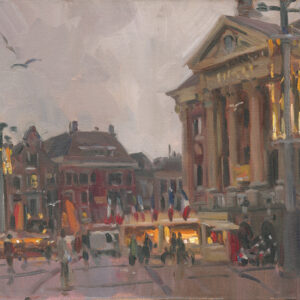 Grote Markt met kraam (verkocht)