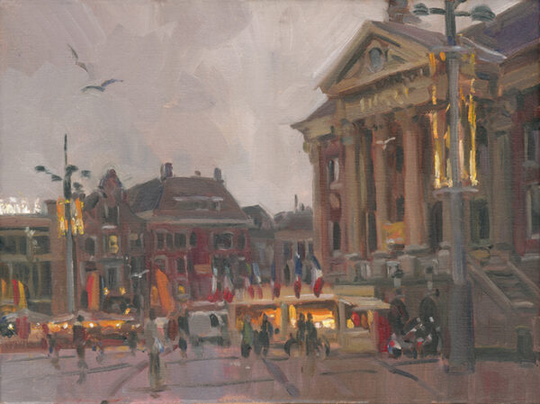 Grote Markt met kraam (verkocht)