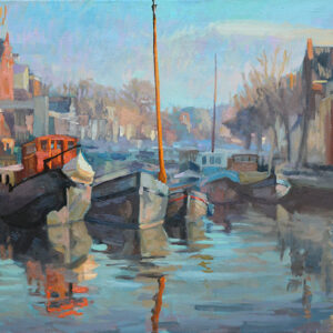 Noorderhaven in winterlicht (verkocht)
