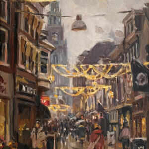 Zwanestraat, kerstverlichting (verkocht)