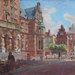 Academie gebouw, middag licht (verkocht)