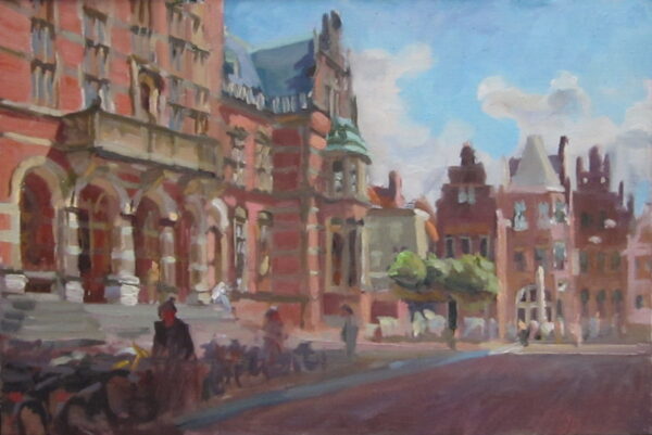 Academie gebouw, middag licht (verkocht)
