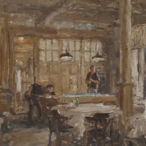 Het biljart, Hotel van der Werff