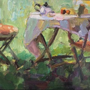 Tuintafel klein (verkocht)