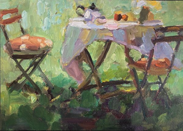 Tuintafel klein (verkocht)