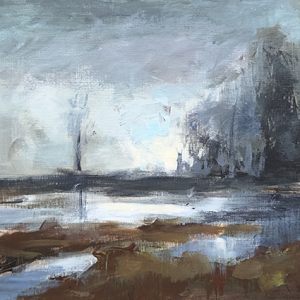 Blauwe ochtend (verkocht)
