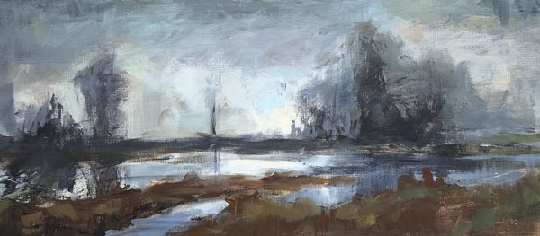 Blauwe ochtend (verkocht)