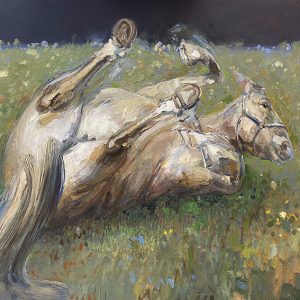 Studie rollend paard