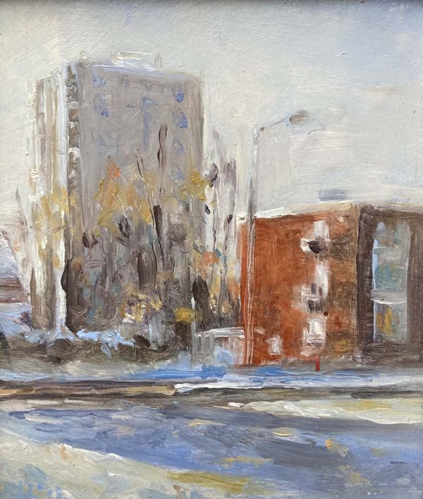 Winter in de stad