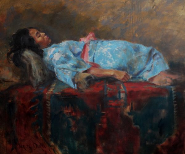 De blauwe kimono