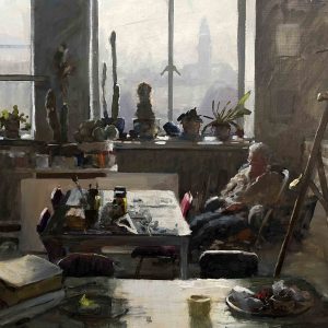 Grijs weer in het atelier