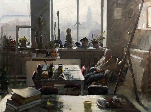 Grijs weer in het atelier