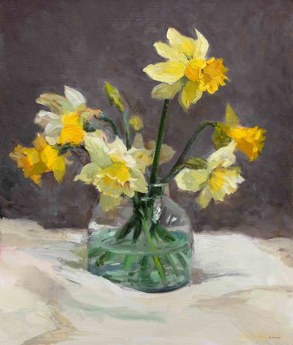 De eerste narcissen (verkocht)