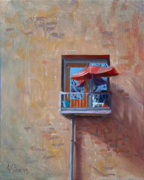Eenzaam balkon