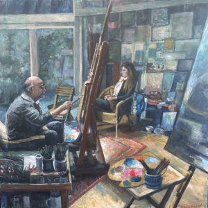 In het atelier van René Jansen (verkocht)