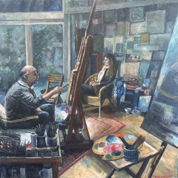 In het atelier van René Jansen (verkocht)