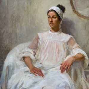 Woman in white