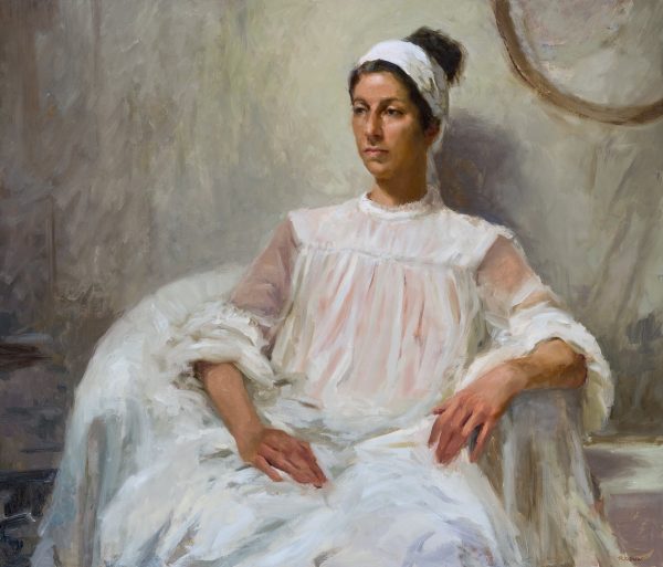 Woman in white