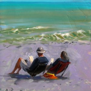 Stel op het strand