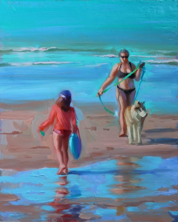 Ontmoeting op het strand