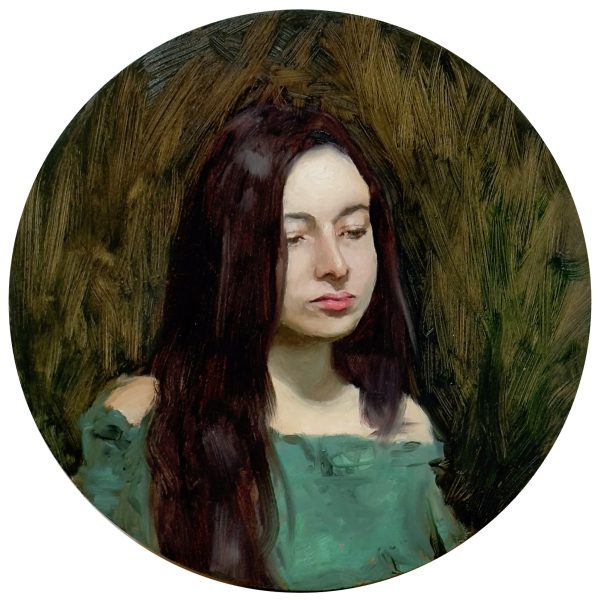 Girl in green