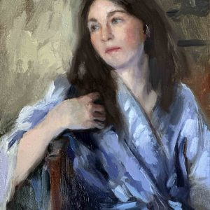 Meisje in blauwe kimono II