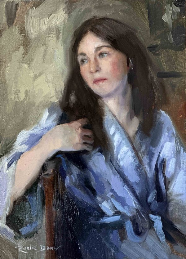 Meisje in blauwe kimono II