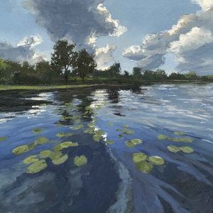 Zweven boven het water (verkocht)