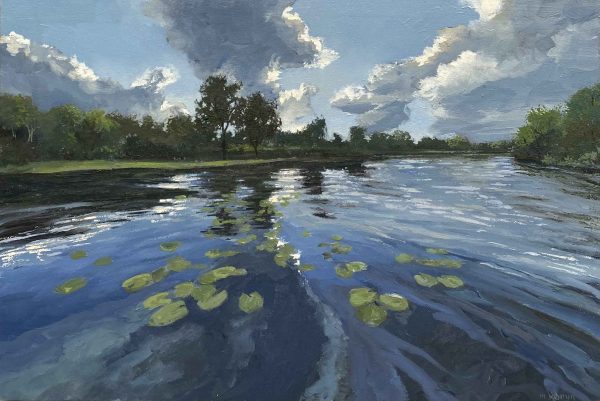 Zweven boven het water (verkocht)