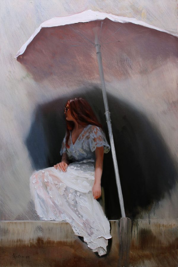 Onder de parasol