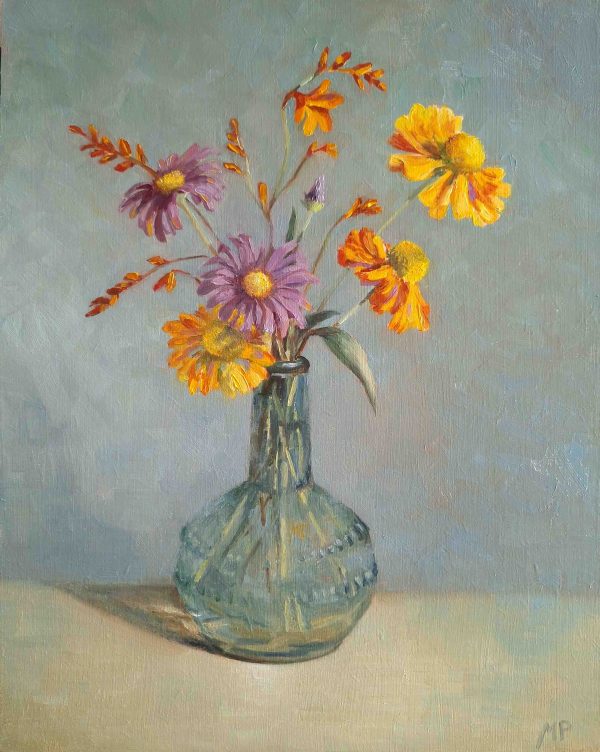Heleniums en Asters