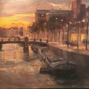Avondlicht over de Noorderhaven