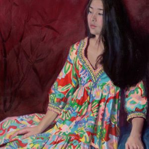 Colourful dress