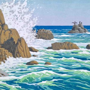 Rocks and waves, Cornwall