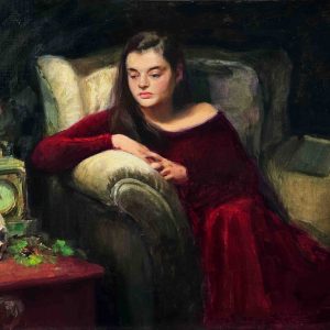 Memento Mori (meisje in rode jurk)