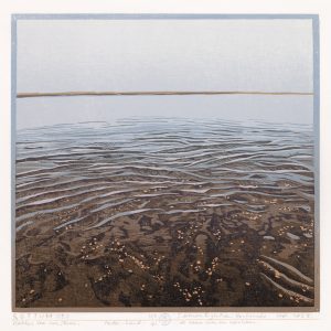 Rottum no2 is een houtsende van graficus Siemen Dijkstra