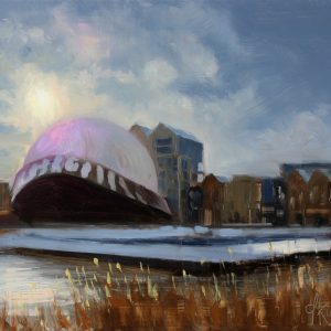 Dot is een stadsgezicht van Groningen geschilderd door kunstenaar Jannes Koetsier