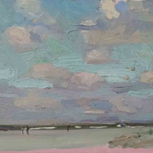 Avondwolken Schiermonnikoog is een schilderij van kunstenaar Joost Doornik
