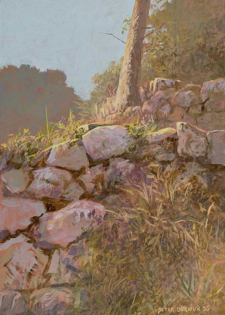 Muur is een schilderij door kunstenaar Peter Durieux