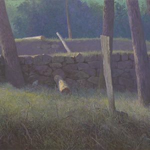 Terrassen is een schilderij van een landschap geschilderd door Peter Durieux